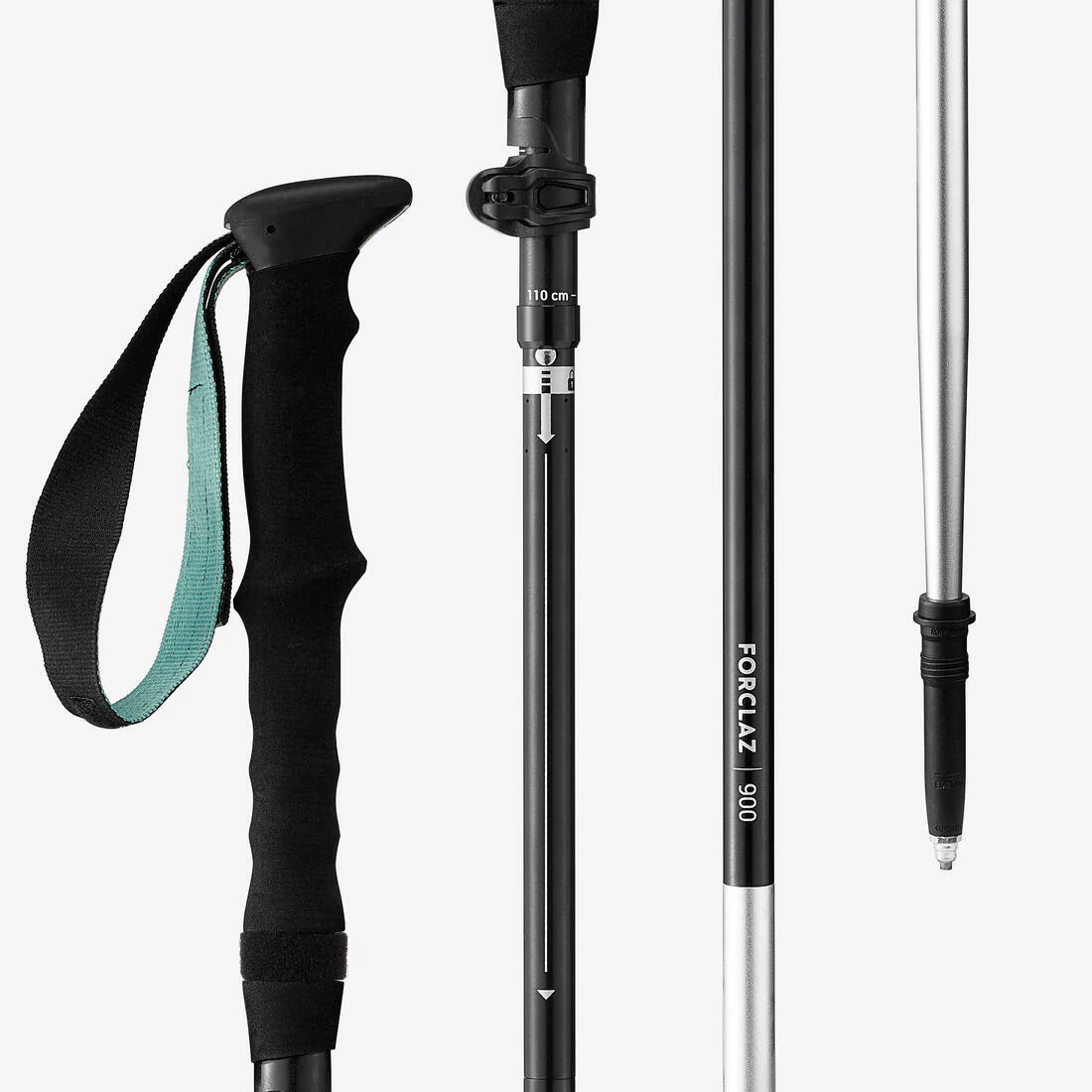 1  BASTÓN ULTRA COMPACTO DE SENDERISMO - MT900 NEGRO - Image 4