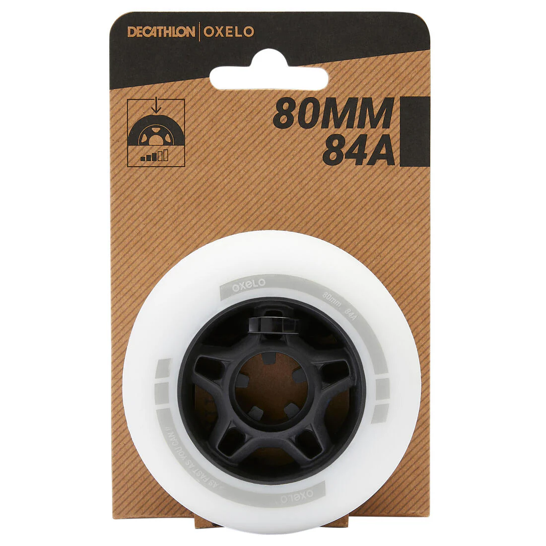 4 RUEDAS PATÍN EN LÍNEA FITNESS FIT 80 MM 84A - Image 2