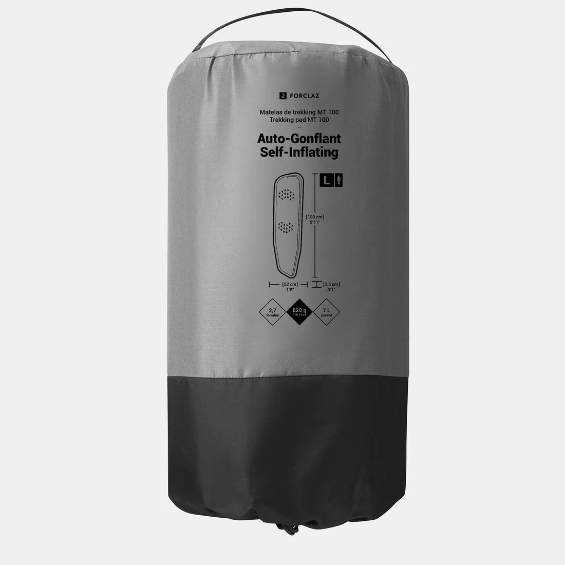 AISLANTE AUTOINFLABLE DE SENDERISMO TALLA L 189 X 52 CM MT100 - Image 8
