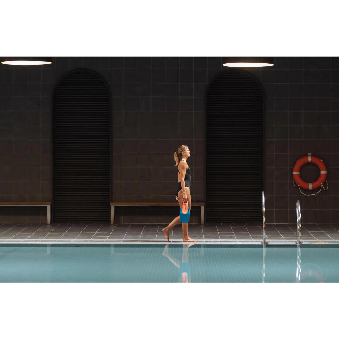 Aletas natación azul rosado - Tonifin - Image 23