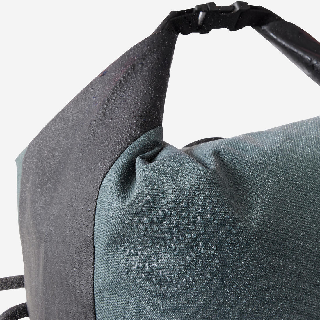 ALFORJA 500 PARA PARRILLAS BICI GRIS OSCURO 20 L IMPERMEABLE - Image 6