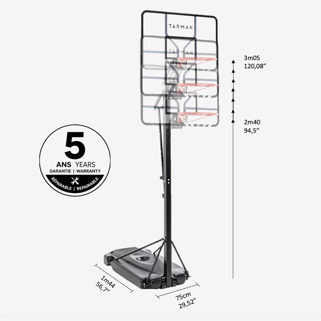 ARO DE BÁSQUETBOL B700 PRO - Image 18