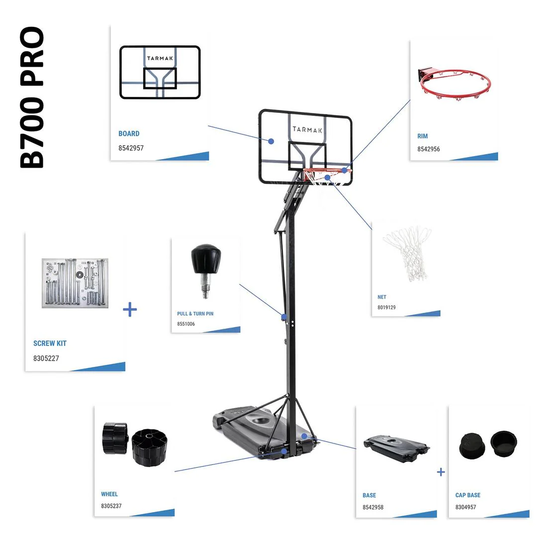 ARO DE BÁSQUETBOL B700 PRO - Image 8