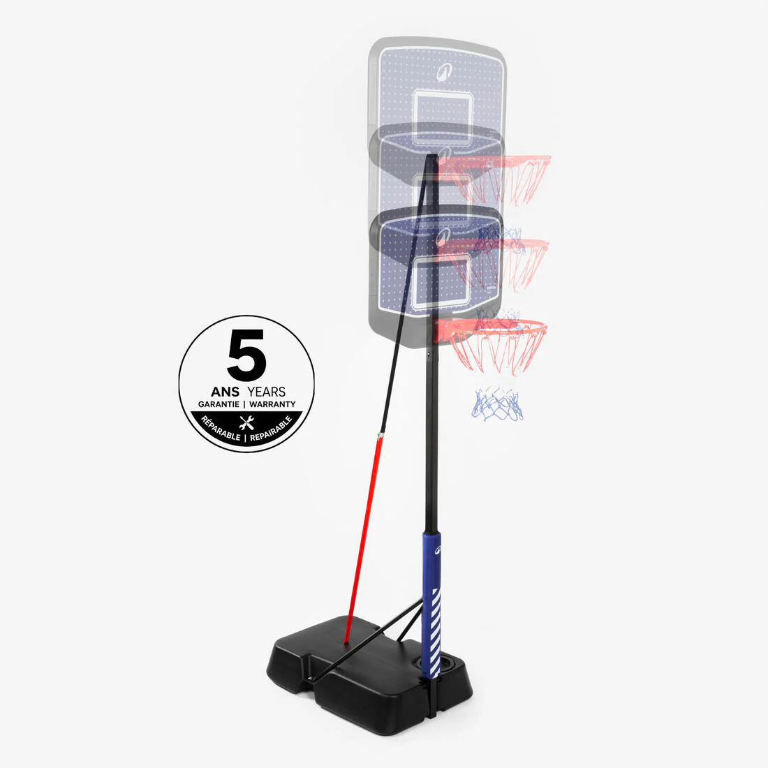 ARO DE BÁSQUETBOL NIÑOS CON PIE REGULABLE K900 V2 - Image 3