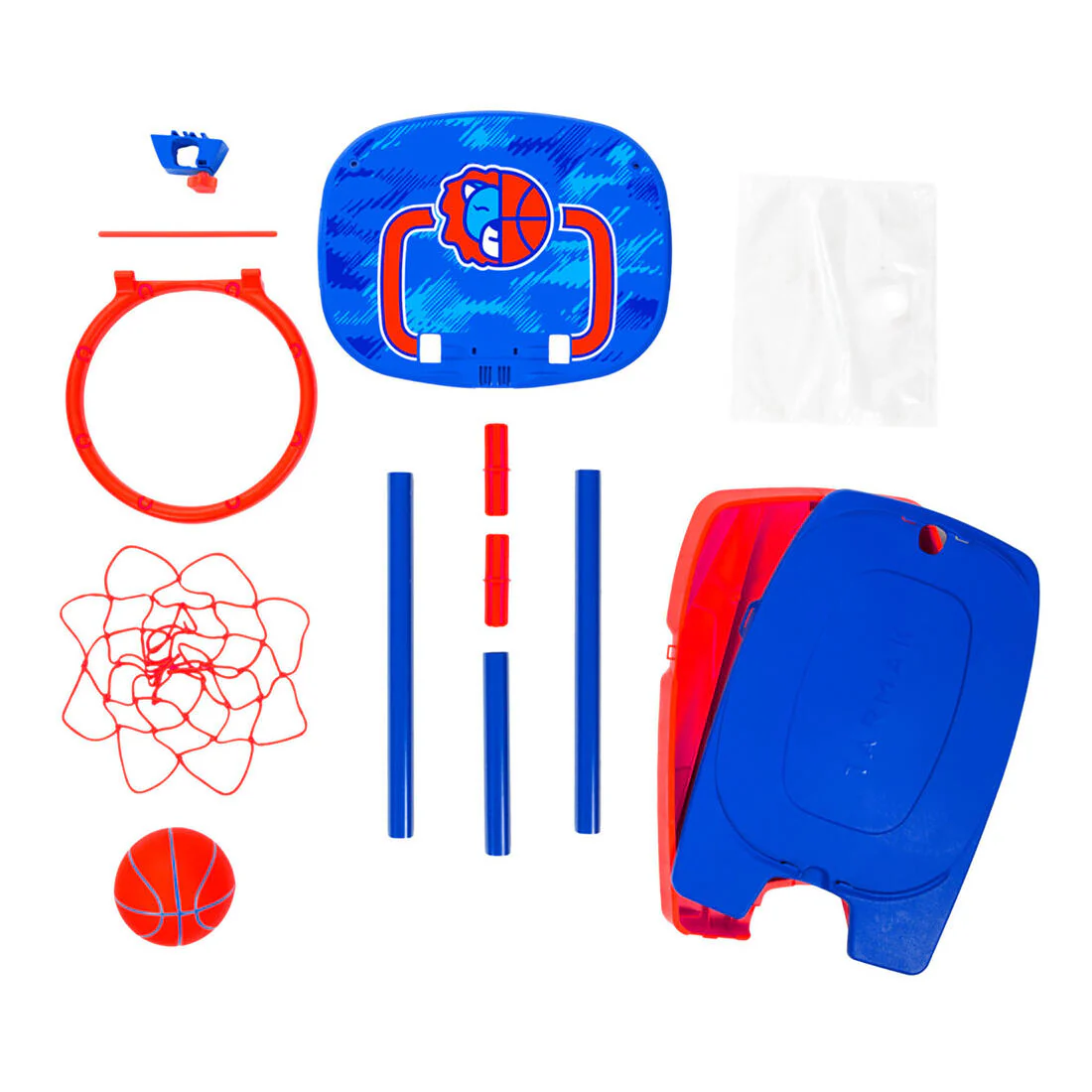 ARO DE BÁSQUETBOL NIÑOS K100 PELOTA NARANJA - Image 3