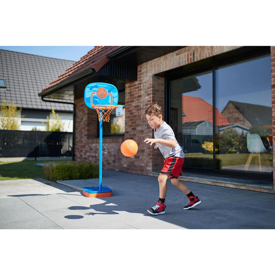 ARO DE BÁSQUETBOL NIÑOS K100 PELOTA NARANJA - Image 7