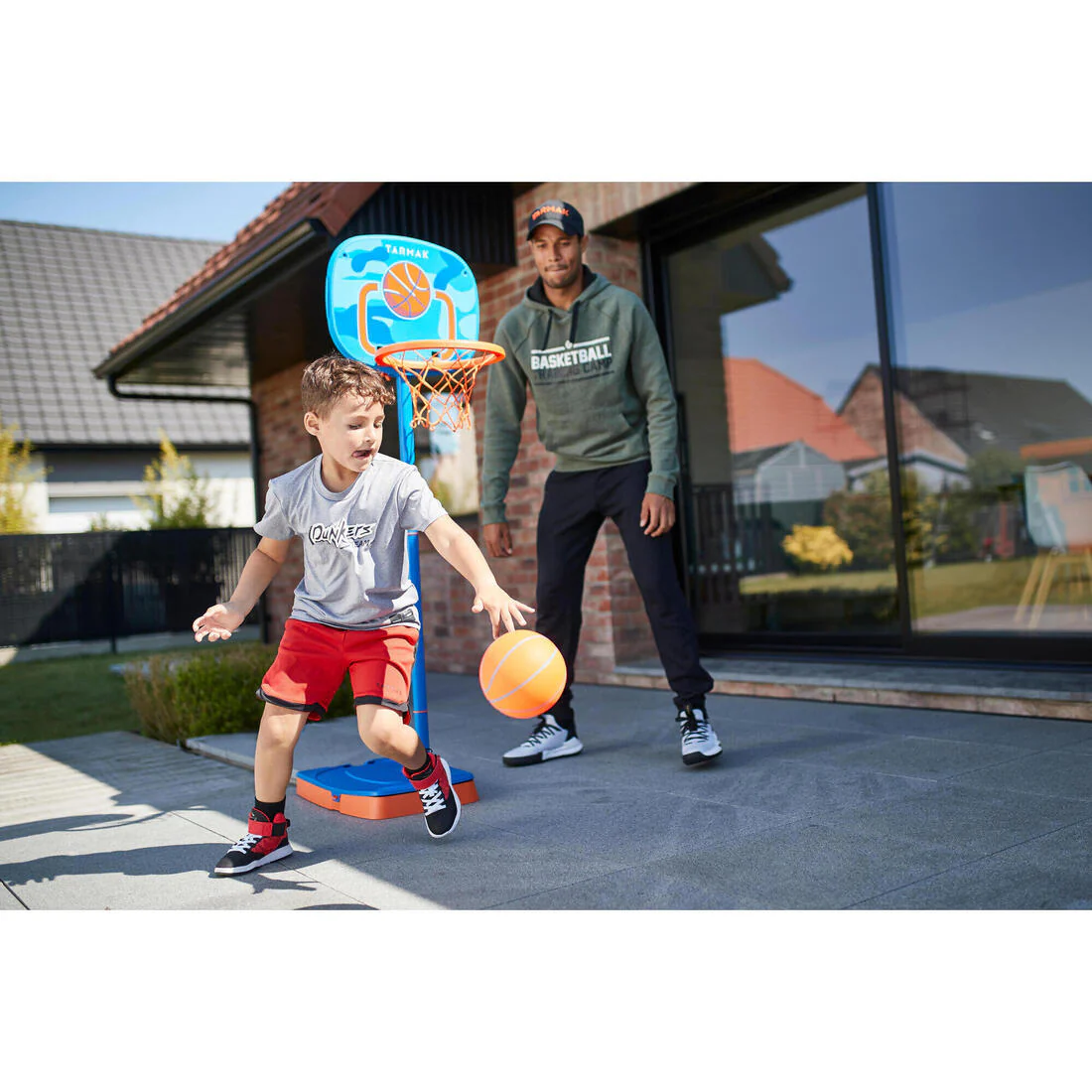 ARO DE BÁSQUETBOL NIÑOS K100 PELOTA NARANJA - Image 8