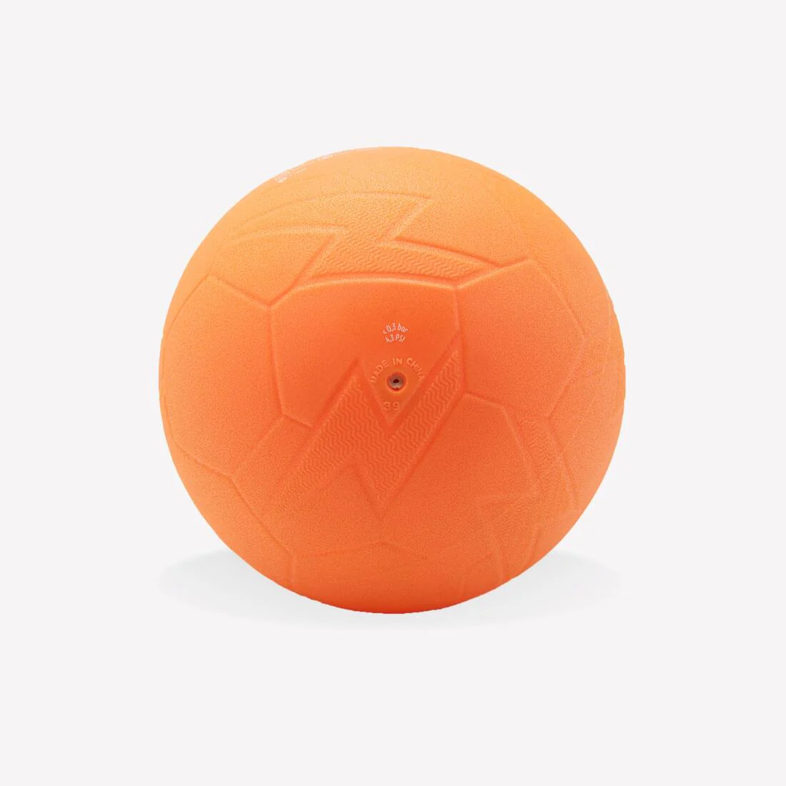 BALÓN DE BALONMANO TALLA 0 H100 SOFT INICIACIÓN PVC NARANJA - Image 2