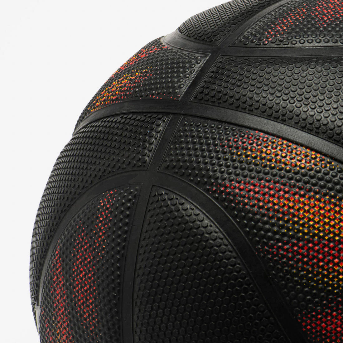 Balón de baloncesto talla 5 - RESIST R500 negro naranja - Image 7