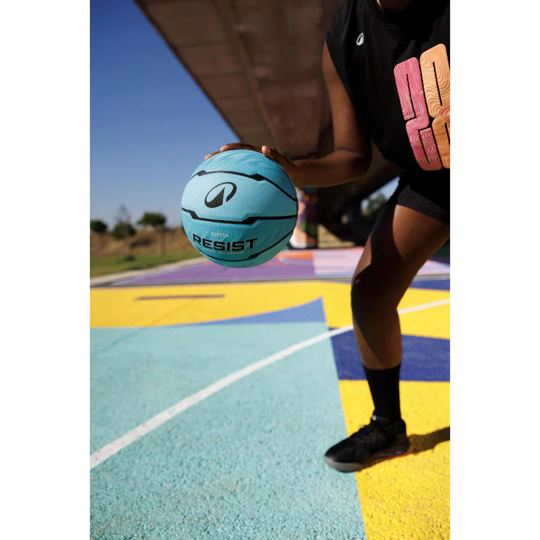 BALÓN DE BÁSQUETBOL EXTERIOR TALLA 6 RESIST - Image 8