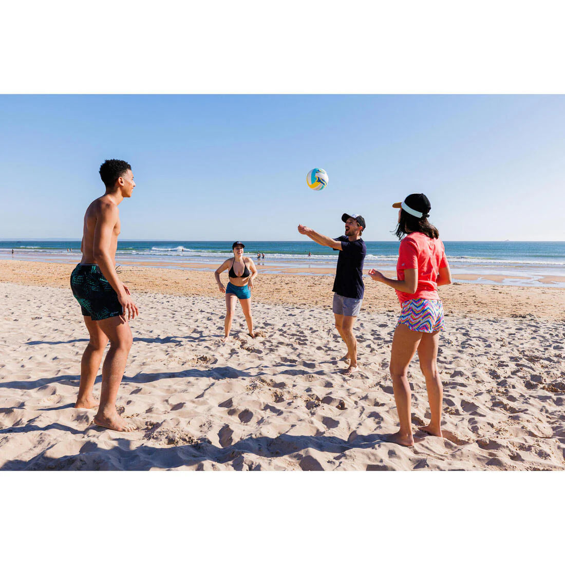 BALÓN DE VÓLEIBOL PLAYA BV100 CLASSIC TALLA 5 COLORIDO - Image 11