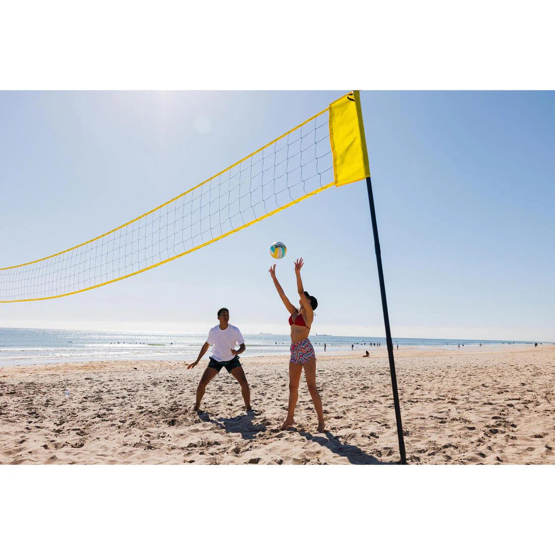 BALÓN DE VÓLEIBOL PLAYA BV100 CLASSIC TALLA 5 COLORIDO - Image 14