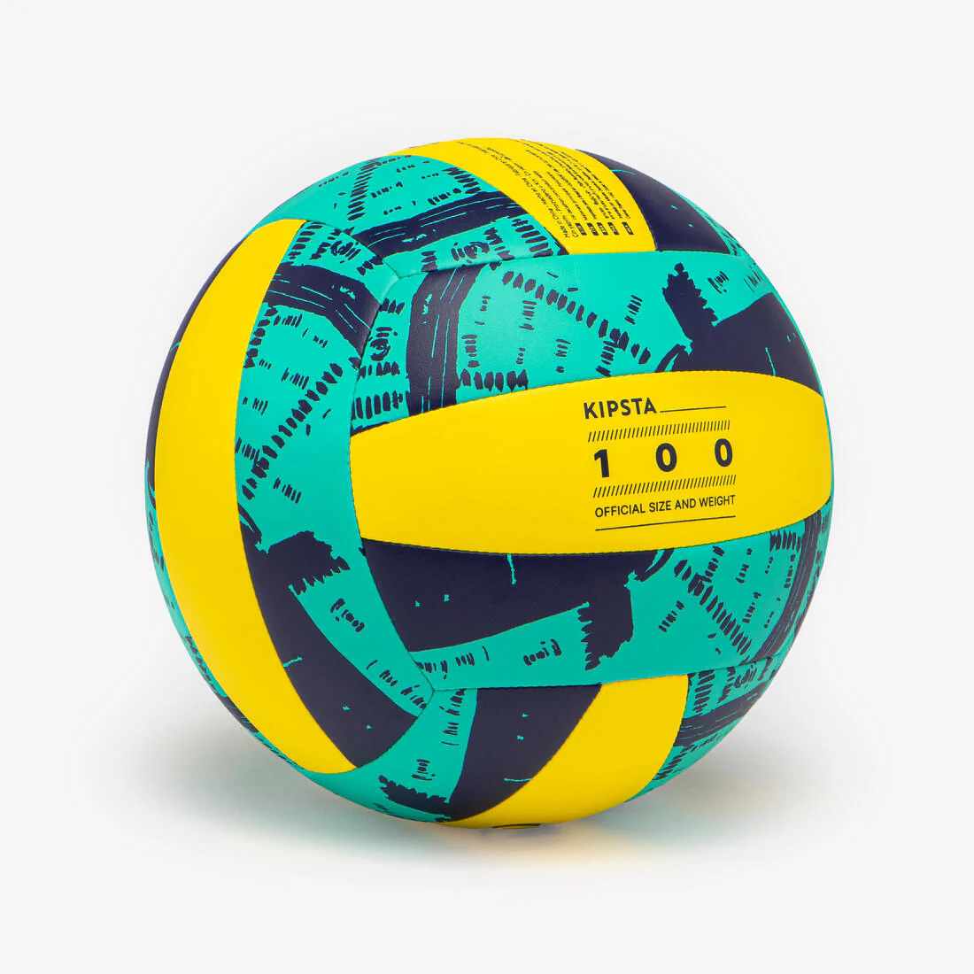 BALÓN DE VÓLEIBOL VB100 AZUL AMARILLO - Image 2
