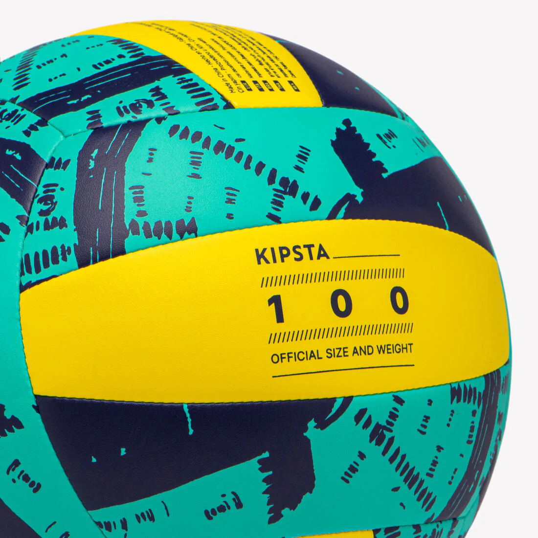 BALÓN DE VÓLEIBOL VB100 AZUL AMARILLO - Image 3