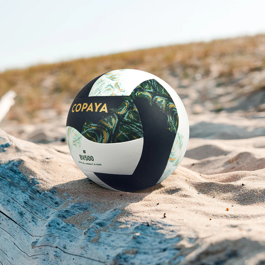 BALÓN DE VOLEY PLAYA VERDE BLANCO - Image 2