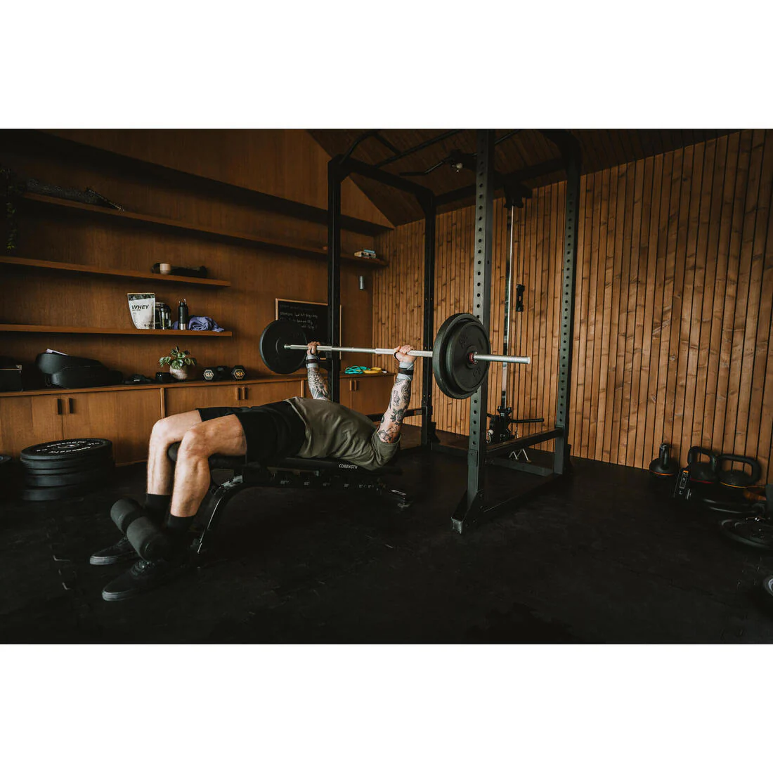 BANCO MUSCULACIÓN BENCH 900 REFORZADO INCLINABLE RECLINABLE - Image 13