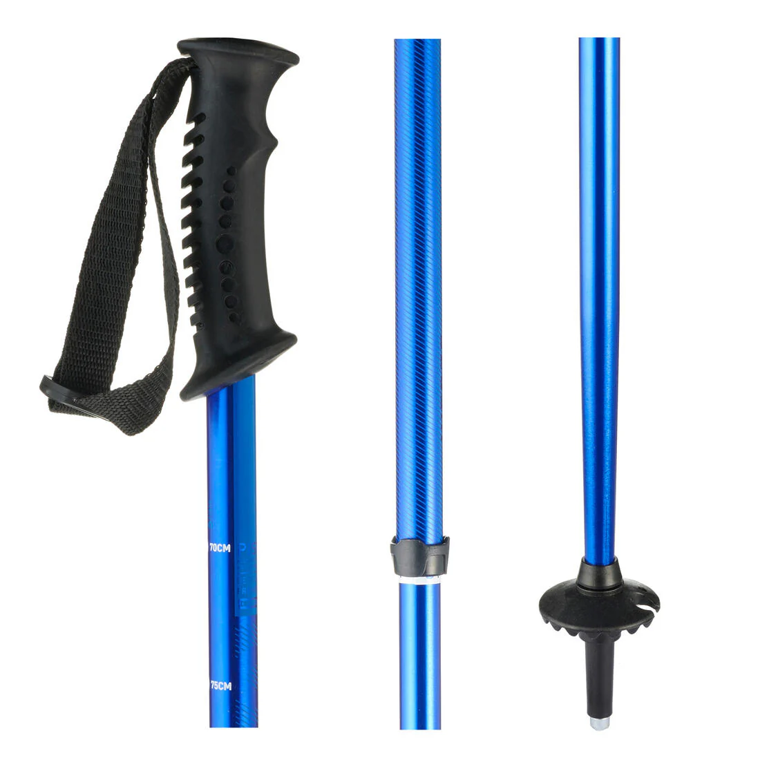 Bastones ski niños azul - PUSH PIN - Image 2