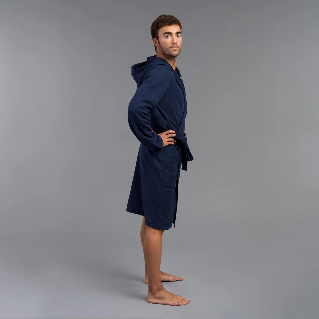 BATA HOMBRE ALGODÓN AZUL - Image 2