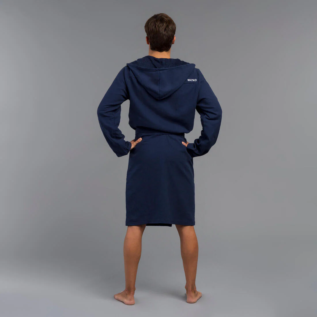 BATA HOMBRE ALGODÓN AZUL - Image 3