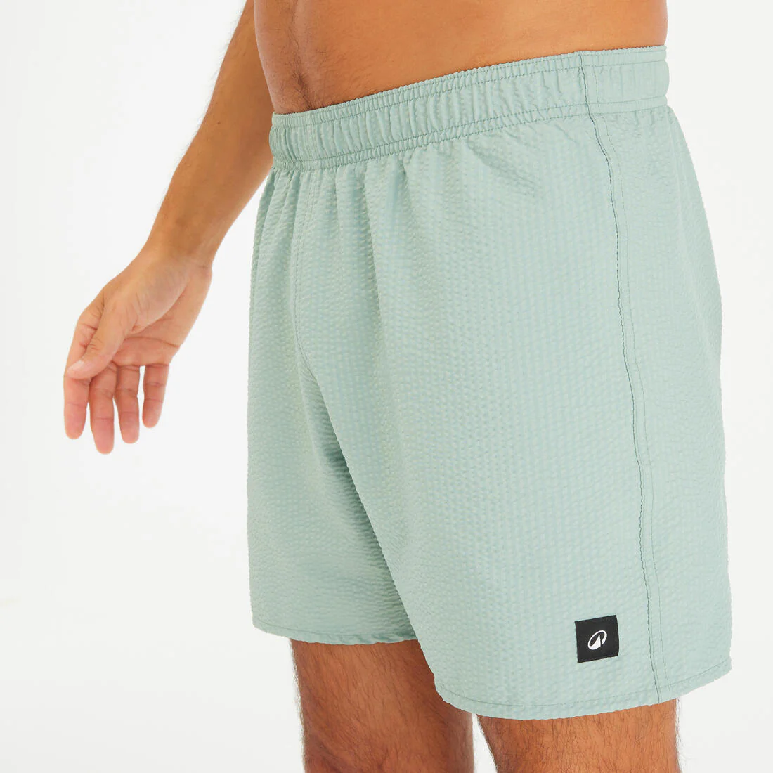 Bermudas Natación Hombre 100 Caqui Texturizadas - Image 3