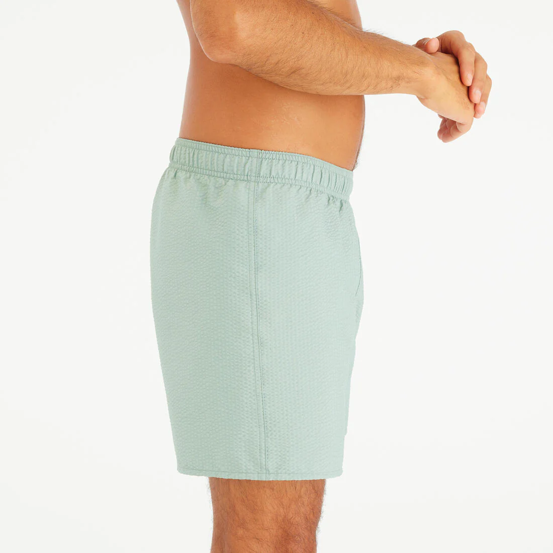 Bermudas Natación Hombre 100 Caqui Texturizadas - Image 6