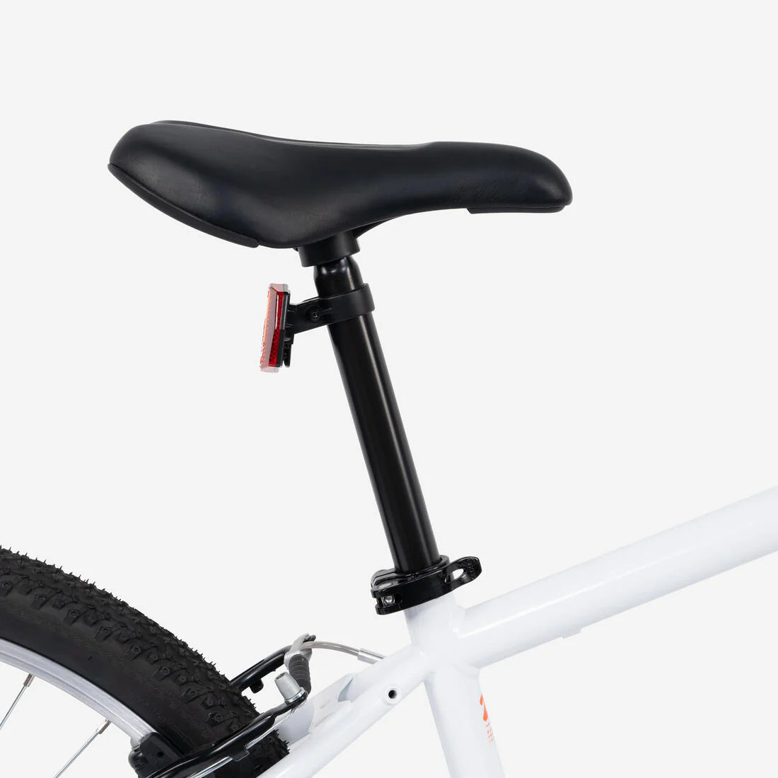 BICICLETA MOUNTAIN BIKE EXPL100 6 V. - CUADRO ACERO 24" BLANCA - Image 3