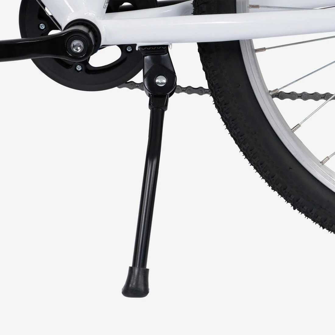 BICICLETA MOUNTAIN BIKE EXPL100 6 V. - CUADRO ACERO 24" BLANCA - Image 8
