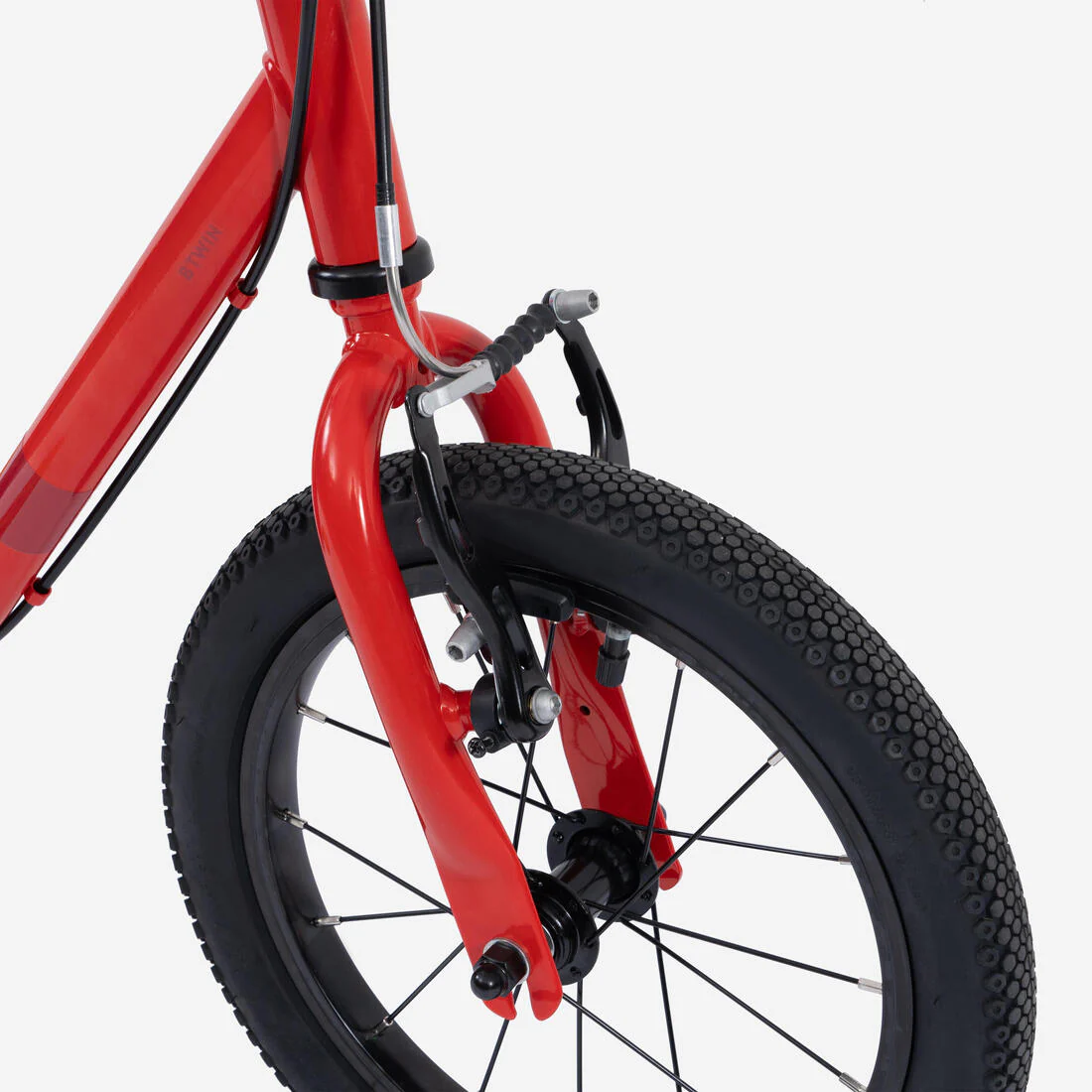 BICICLETA NIÑO 2 EN 1 - CUADRO ACERO 14" ROJA - Image 9