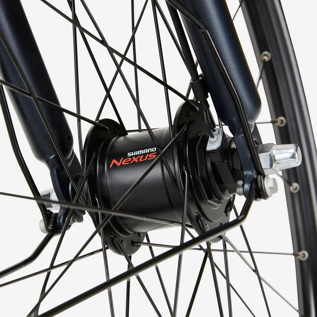 BICICLETA DE PASEO LD500 9V. CUADRO ALUMINIO 28"  LARGA DISTANCIA GRIS OSCURO - Image 6