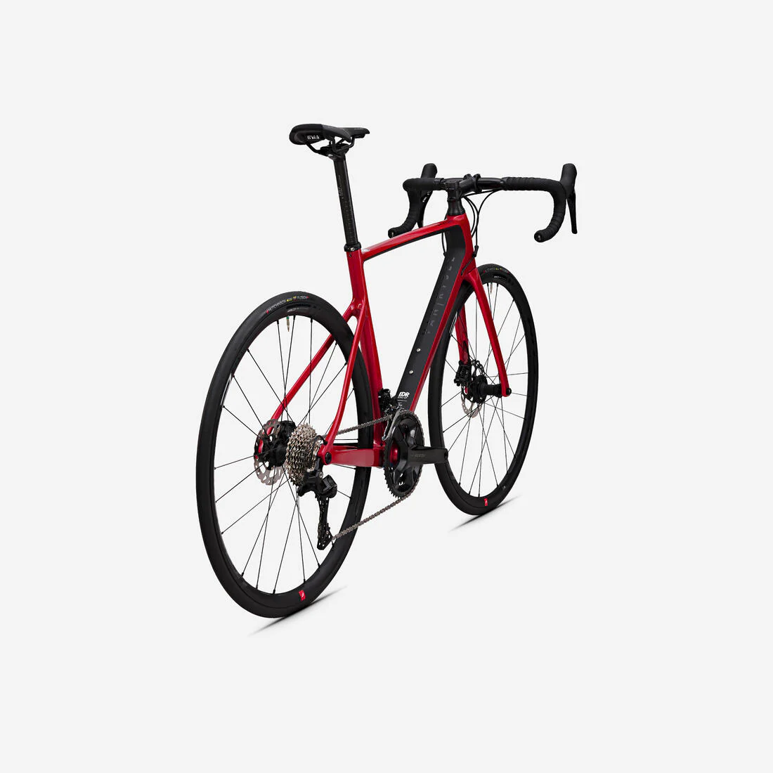 BICICLETA DE RUTA EDR CF SHIMANO 105 2X12 - CUADRO CARBONO ROJA - Image 3