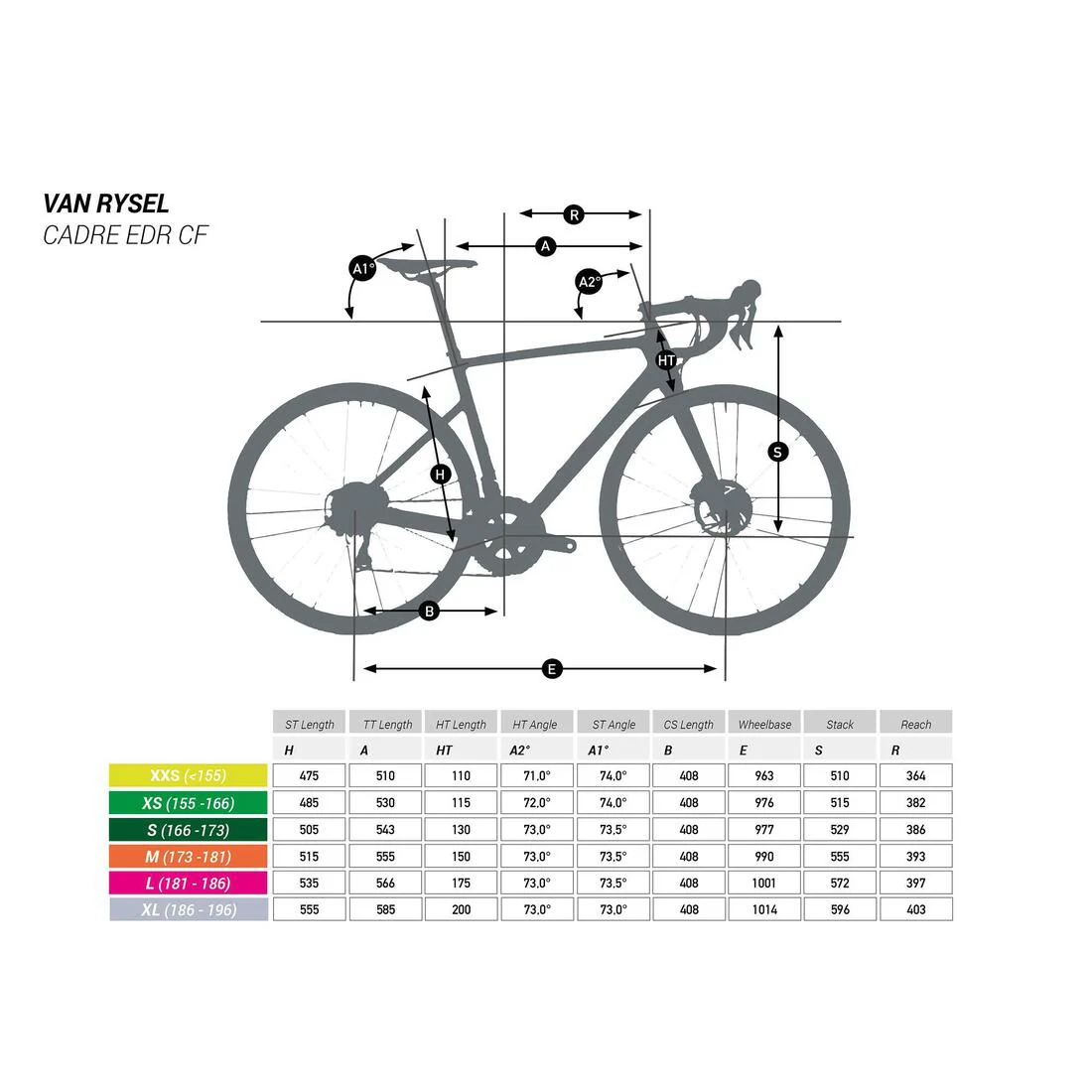 BICICLETA DE RUTA EDR CF SHIMANO 105 2X12 - CUADRO CARBONO ROJA - Image 6