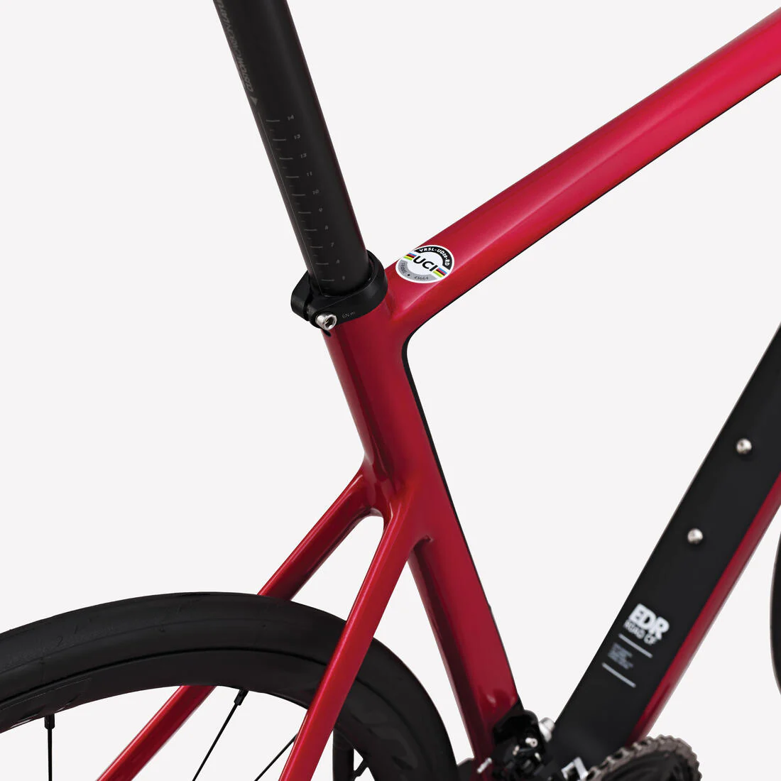 BICICLETA DE RUTA EDR CF SHIMANO 105 2X12 - CUADRO CARBONO ROJA - Image 9