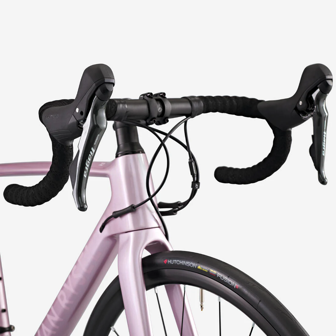 BICICLETA DE RUTA NCR SHIMANO TIAGRA 2X10 - CUADRO CARBONO LILA - Image 6
