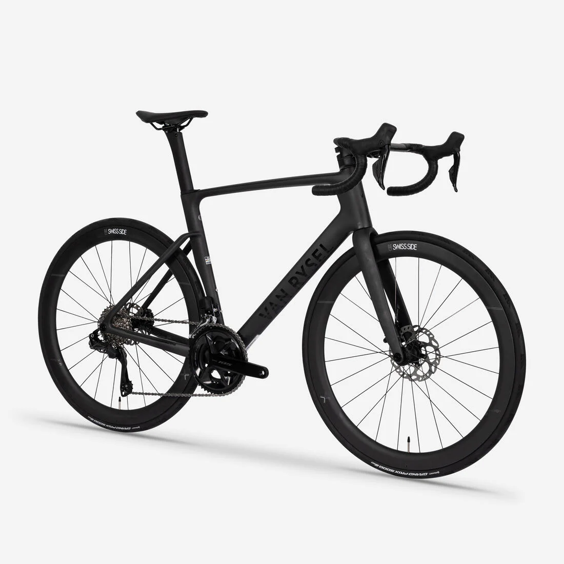 BICICLETA DE RUTA RCR 105 DI2 + SENSOR XCADEY - CUADRO CARBONO BRUTO NEGRA - Image 2
