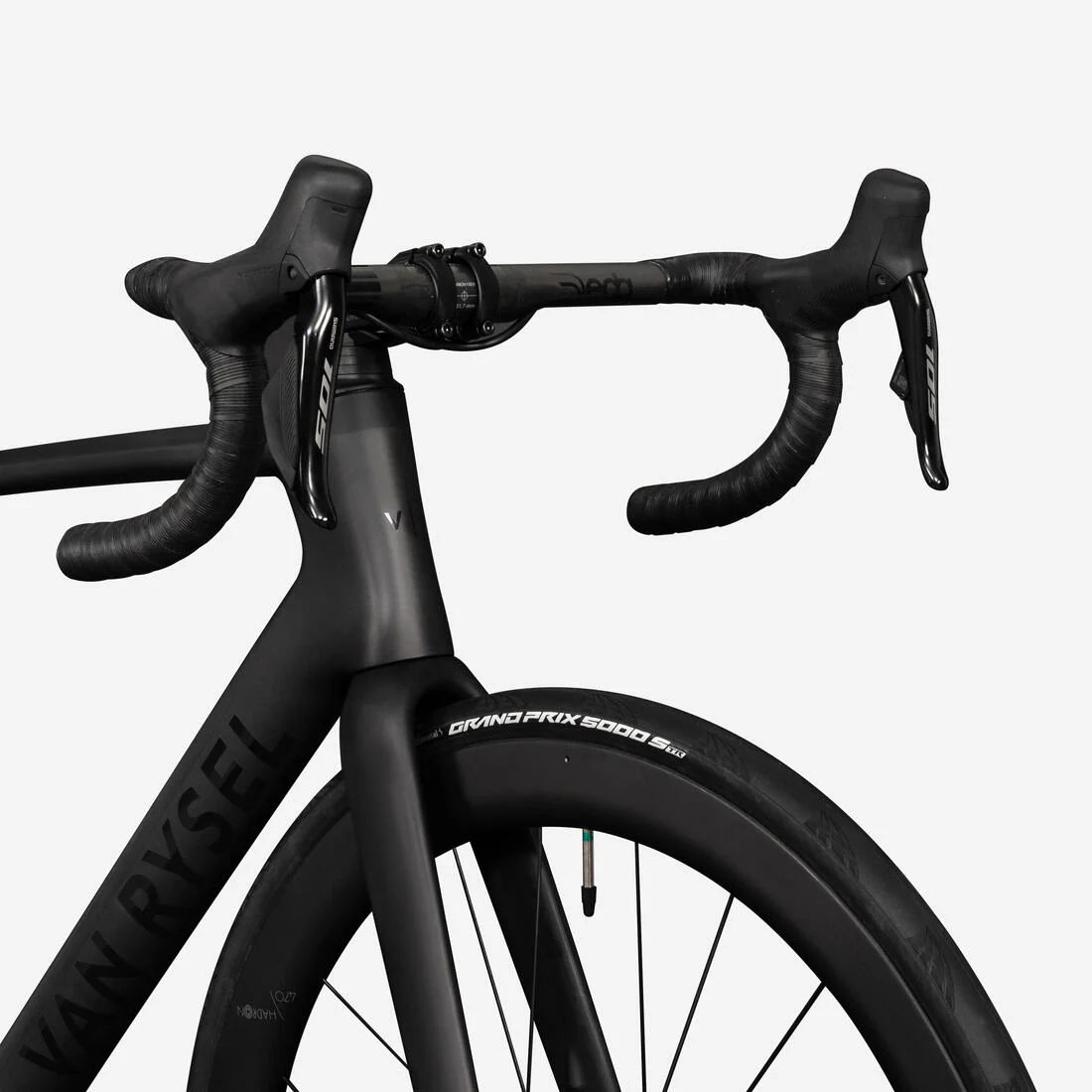 BICICLETA DE RUTA RCR 105 DI2 + SENSOR XCADEY - CUADRO CARBONO BRUTO NEGRA - Image 23
