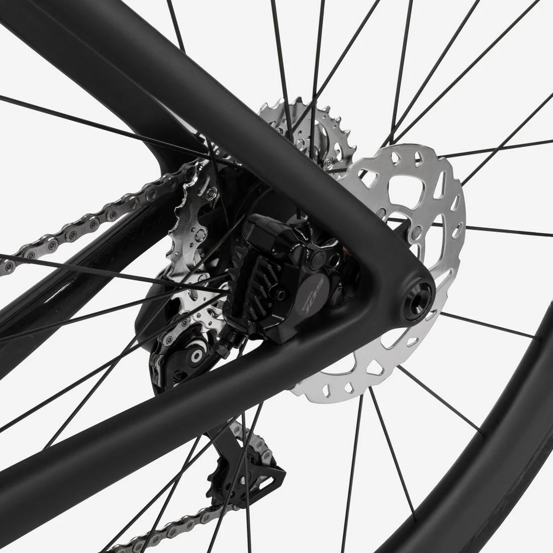 BICICLETA DE RUTA RCR 105 DI2 + SENSOR XCADEY - CUADRO CARBONO BRUTO NEGRA - Image 8