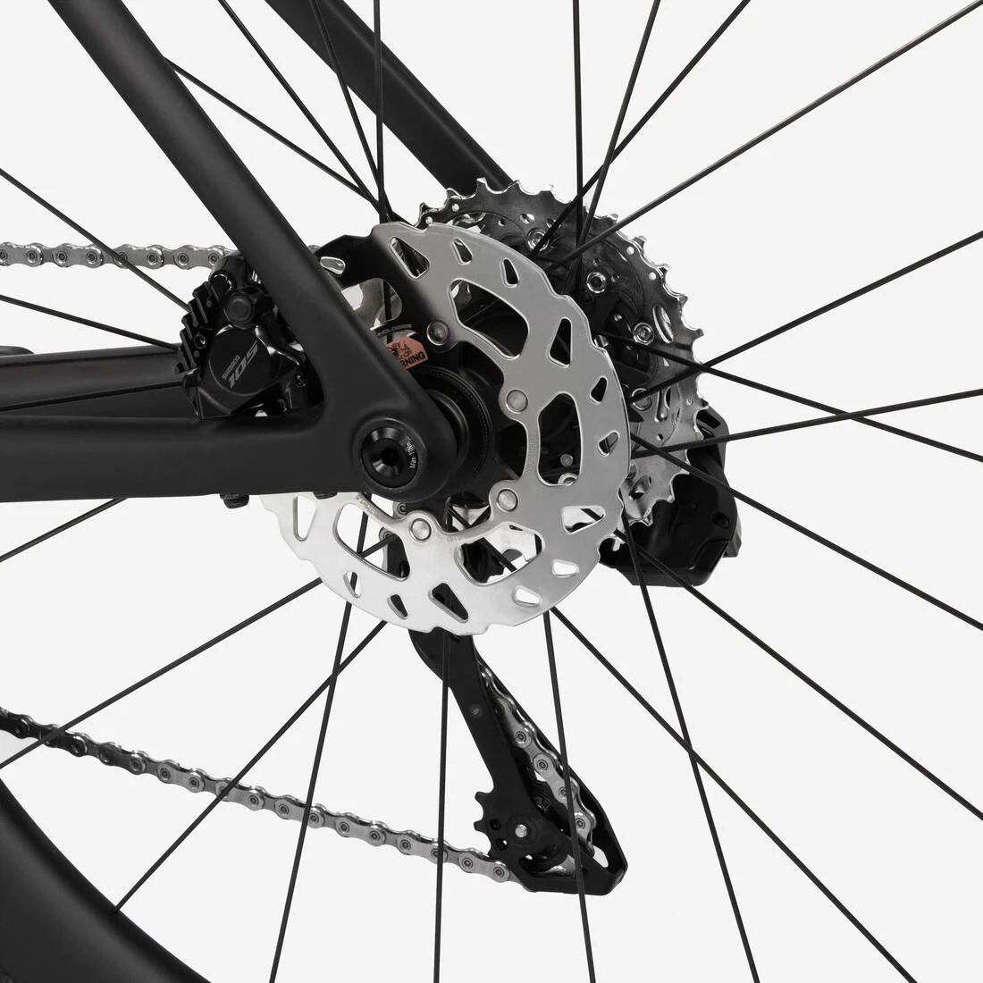BICICLETA DE RUTA RCR 105 DI2 + SENSOR XCADEY - CUADRO CARBONO BRUTO NEGRA - Image 9