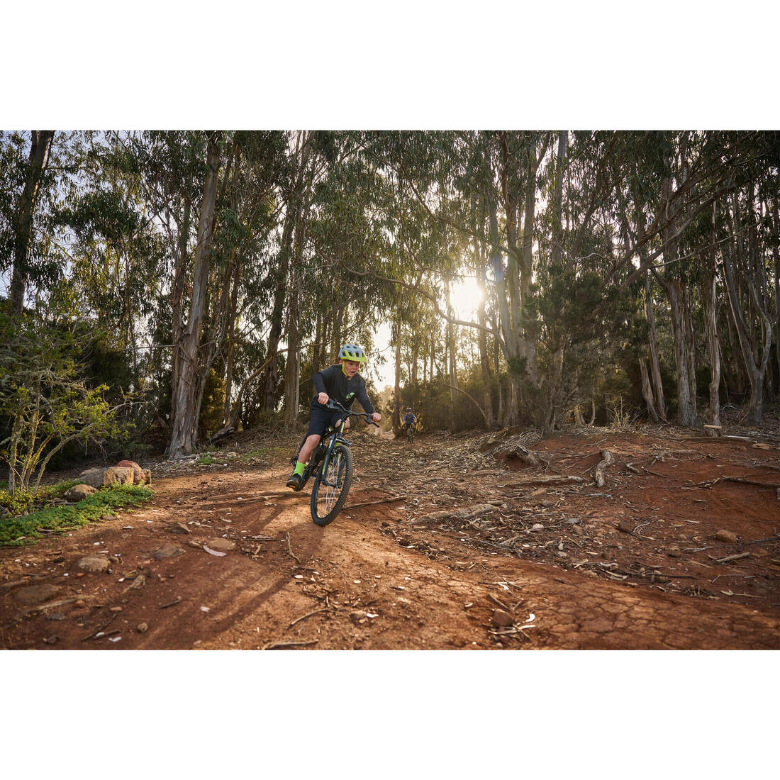 BICICLETA MOUNTAIN BIKE EXPL500 7 V.  - CUADRO ACERO 24" NEGRA - Image 13