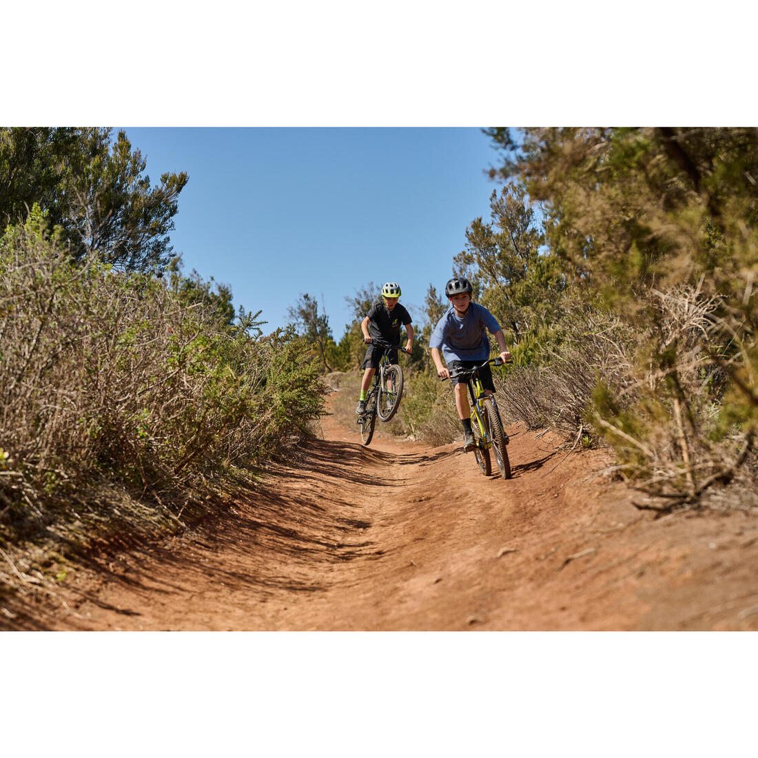 BICICLETA MOUNTAIN BIKE EXPL500 7 V.  - CUADRO ACERO 24" NEGRA - Image 14