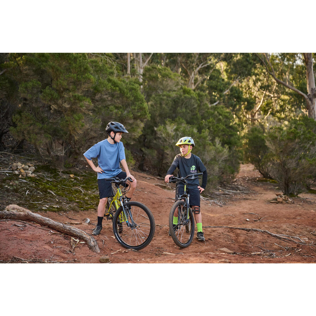 BICICLETA MOUNTAIN BIKE EXPL500 7 V.  - CUADRO ACERO 24" NEGRA - Image 19