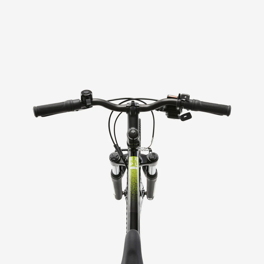 BICICLETA MOUNTAIN BIKE EXPL500 7 V.  - CUADRO ACERO 24" NEGRA - Image 6