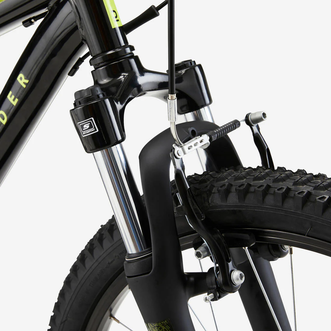 BICICLETA MOUNTAIN BIKE EXPL500 7 V.  - CUADRO ACERO 24" NEGRA - Image 7