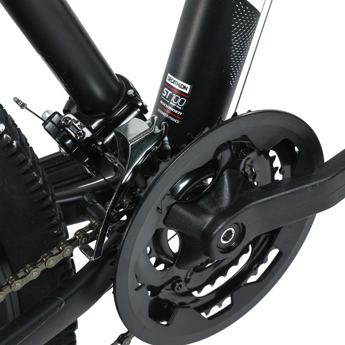 BICICLETA MOUNTAIN BIKE ST100 3X7 V.- CUADRO ALUMINIO NEGRO - Image 10