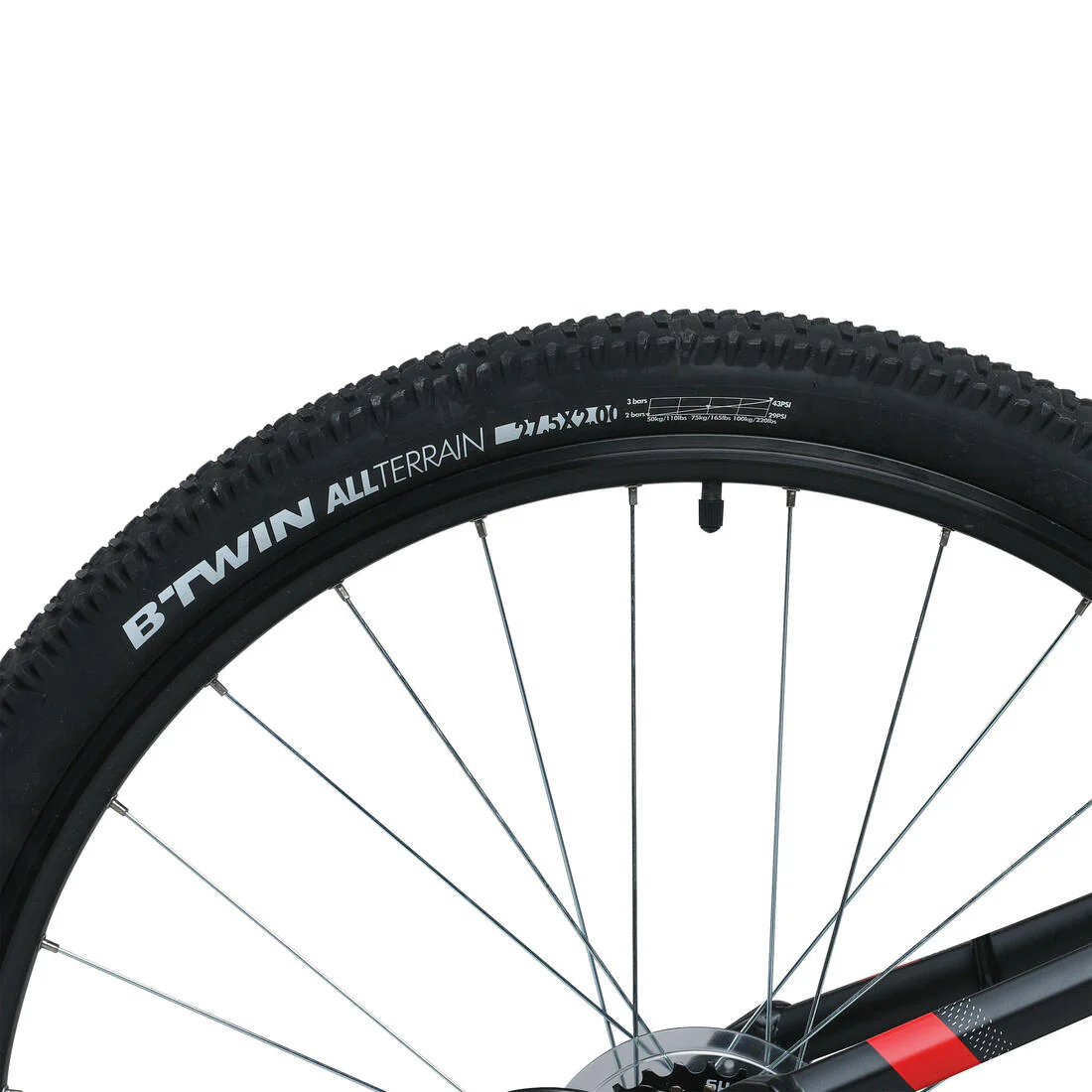 BICICLETA MOUNTAIN BIKE ST100 3X7 V.- CUADRO ALUMINIO NEGRO - Image 7