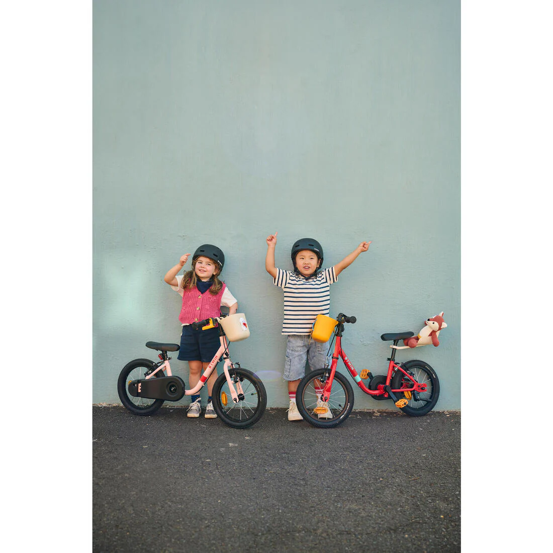 BICICLETA NIÑO 2 EN 1 DISCOVER500 - ROJA 14" - Image 26