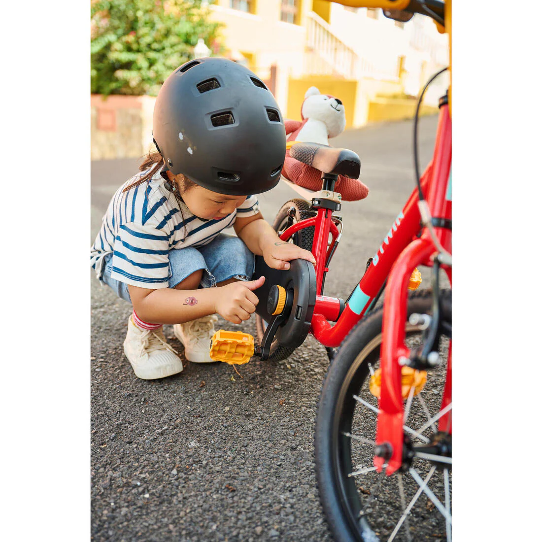 BICICLETA NIÑO 2 EN 1 DISCOVER500 - ROJA 14" - Image 32