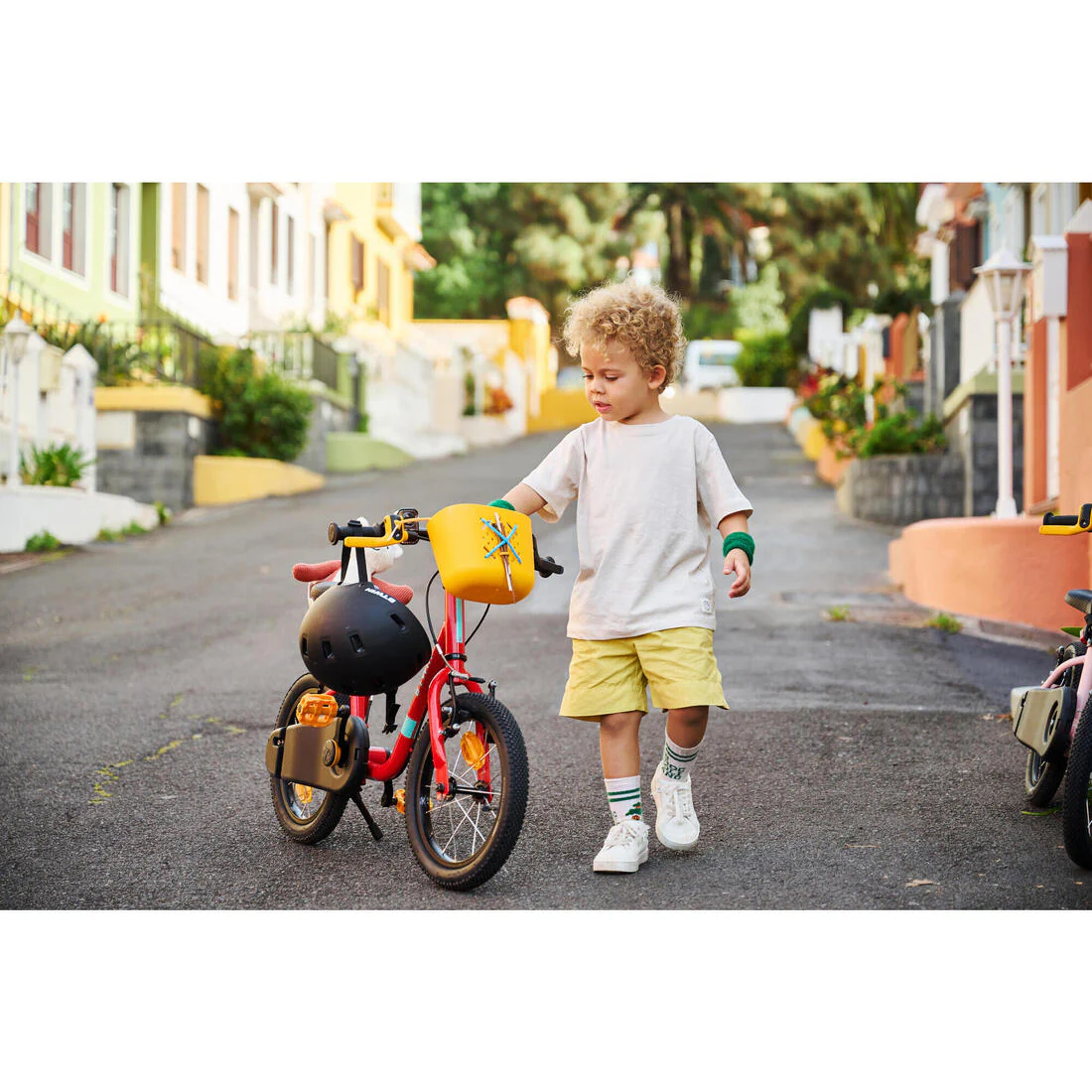 BICICLETA NIÑO 2 EN 1 DISCOVER500 - ROJA 14" - Image 35