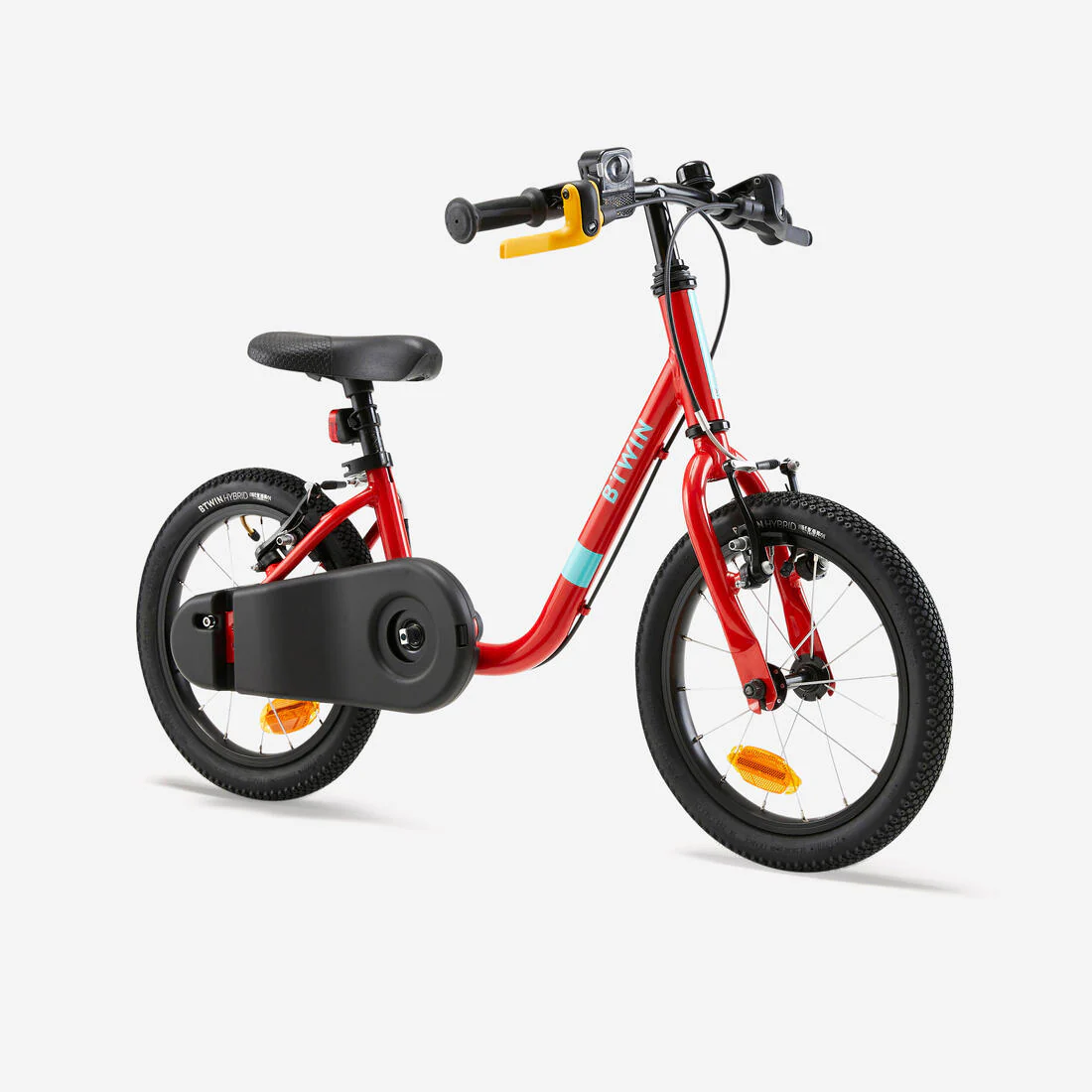 BICICLETA NIÑO 2 EN 1 DISCOVER500 - ROJA 14" - Image 4