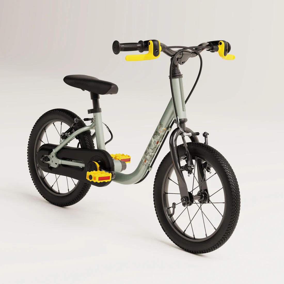 BICICLETA NIÑO 2 EN 1 DISCOVER900 3 A 5 AÑOS  - CUADRO ALUMINIO 14" - Image 44