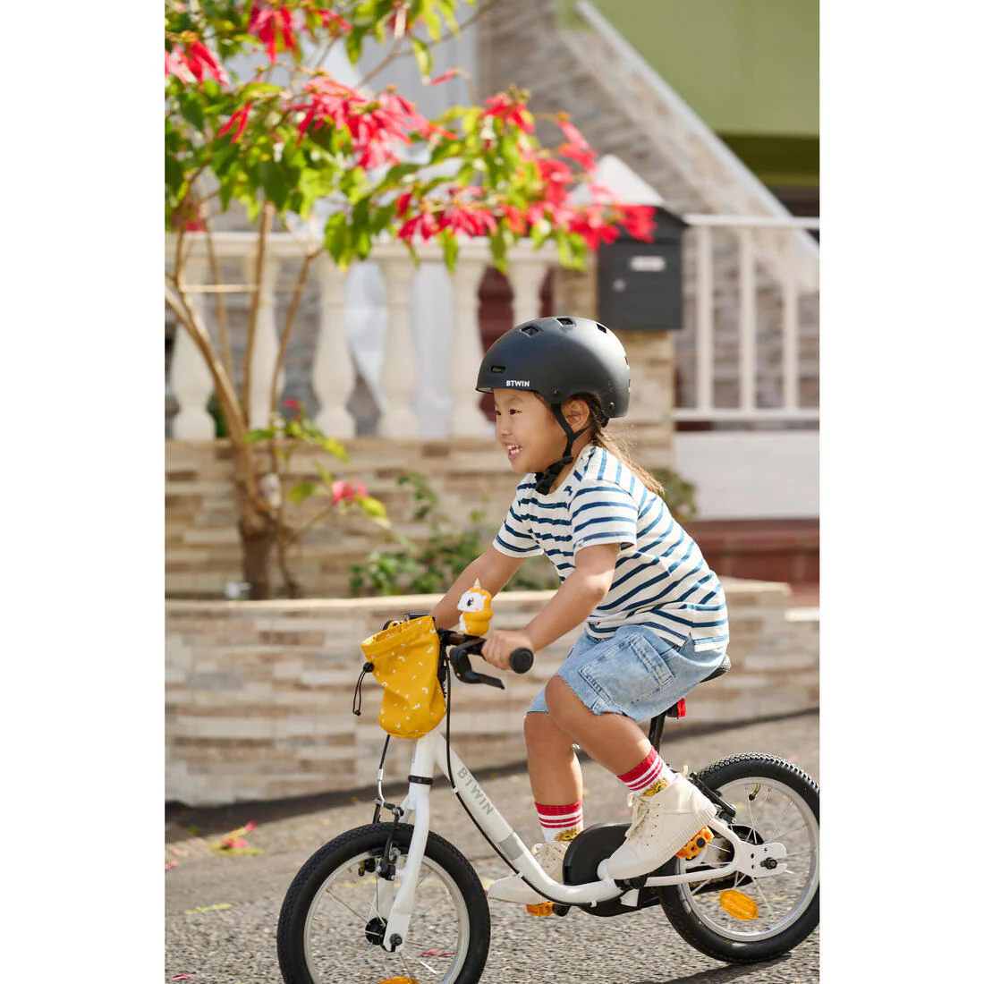 BICICLETA NIÑO DISCOVER100 3 A 5 AÑOS  - CUADRO ACERO 14" BLANCA - Image 8